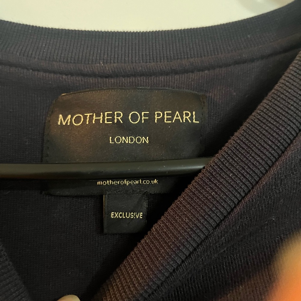 Mother of Pearl of London size, small, navy sweatshirt, dress, oversized - Picture 5 of 6